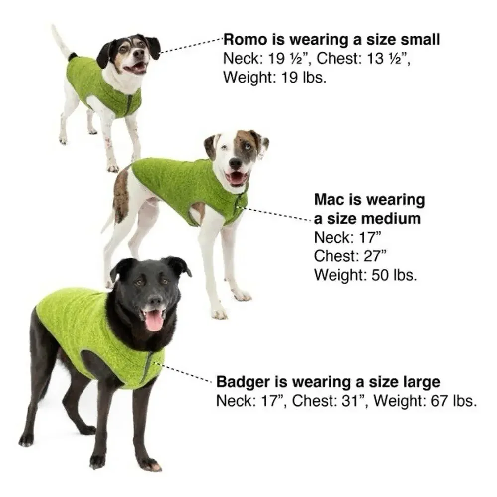 Kurgo K9 Core Dog Sweater M Heather Violet NWT Fleece Jacket Harness Access New